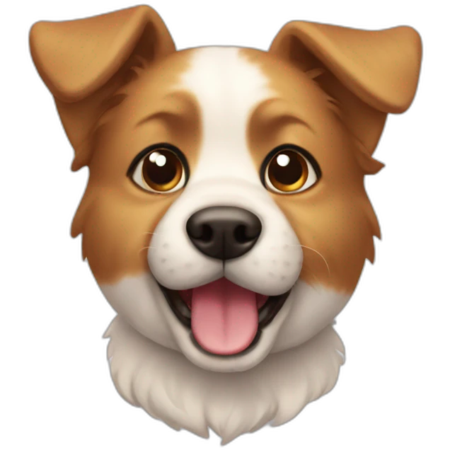 Cute dog emoji