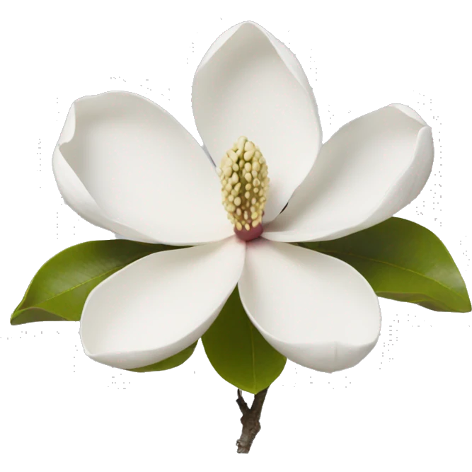 magnolia flower  emoji