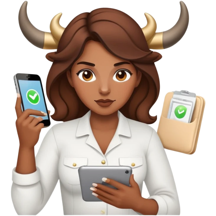 multitasking taurus mama emoji