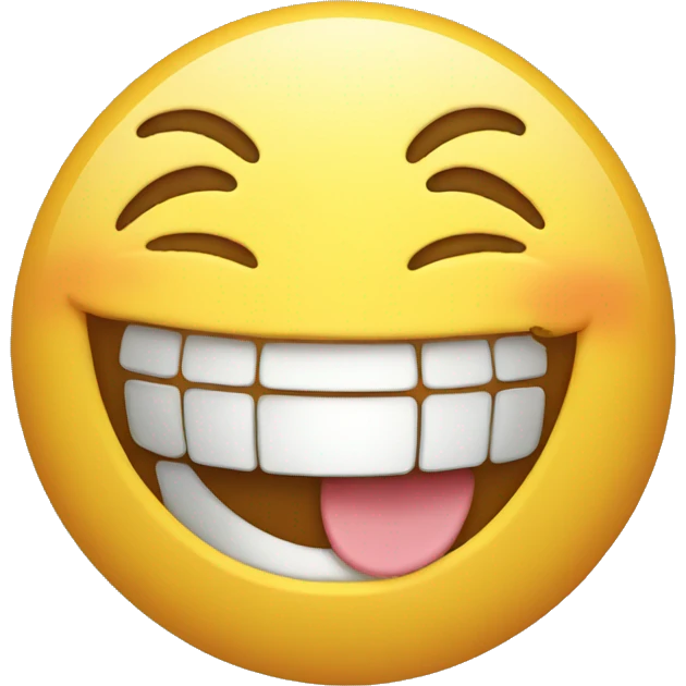 Laughing face  emoji
