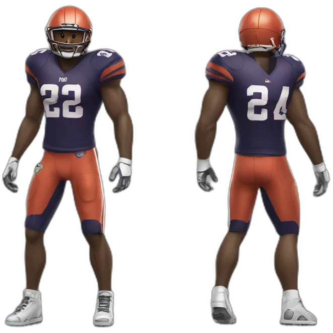 Football jock emoji