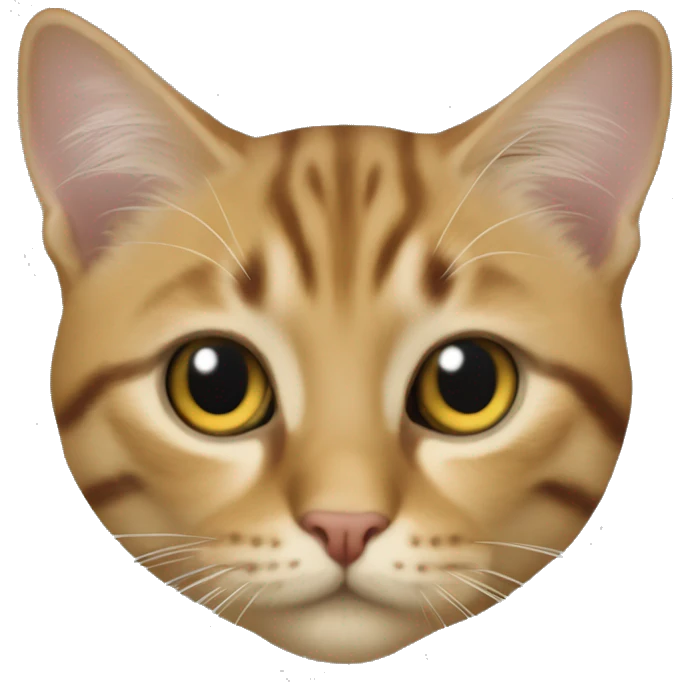 Рыжий кот, у которого нет правого глаза emoji