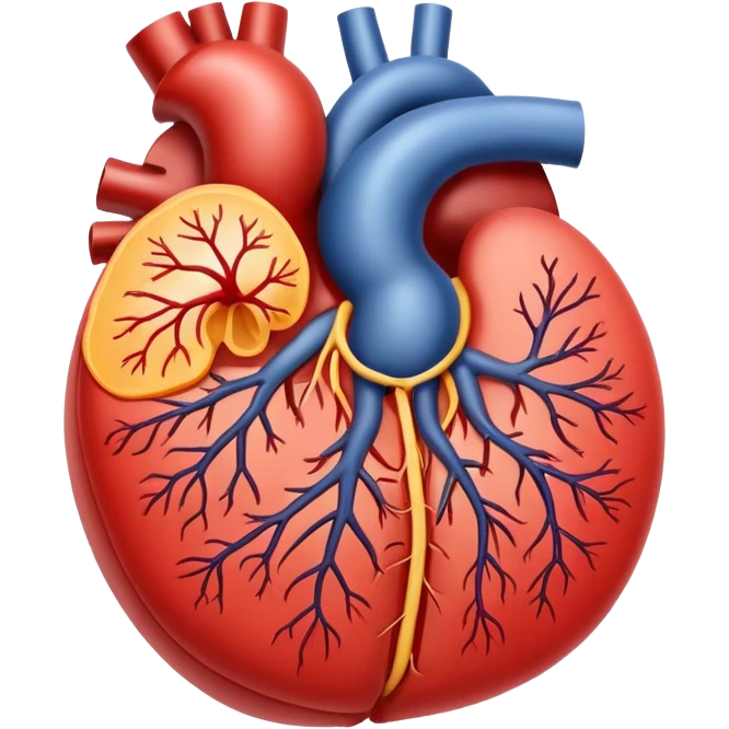 kidney with blood vessels emoji