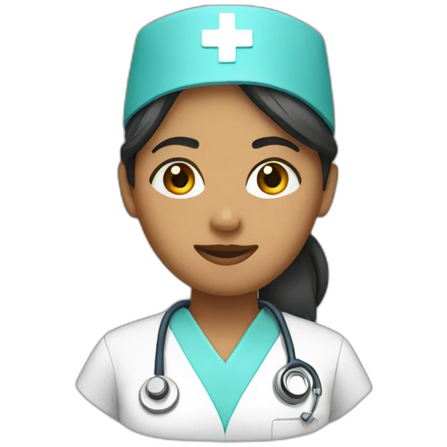 nurse head emoji