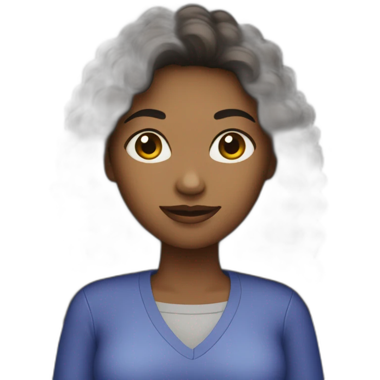 woman with a bbl emoji