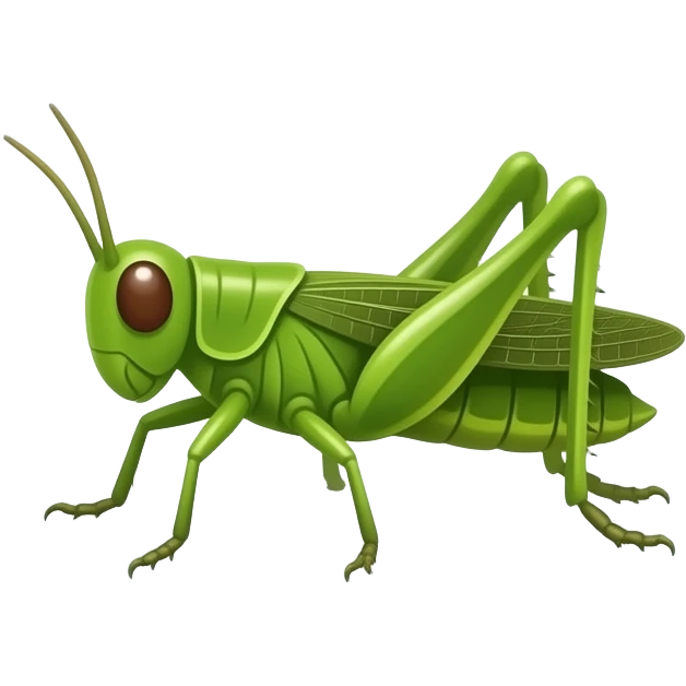 a cloud in the shape of a grasshopper emoji
