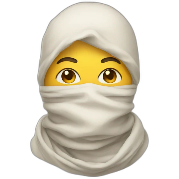 scarf mask emoji