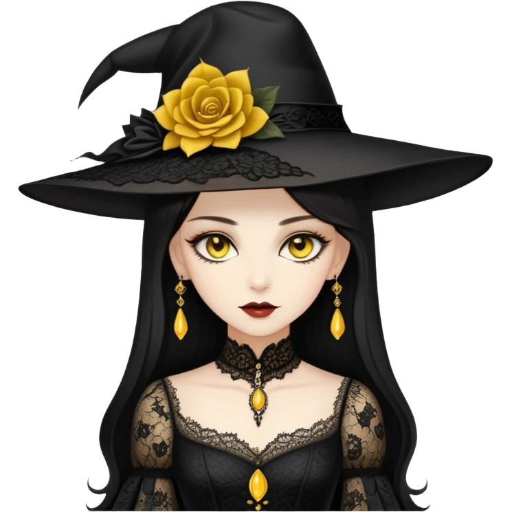 Naked ass back view Alcina Dimitrescu is a 2.9-meter-tall vampire with fair skin, sharp features, and long dark hair. She has striking yellow eyes and wears an elegant, dark gothic dress with lace details and a large hat. emoji