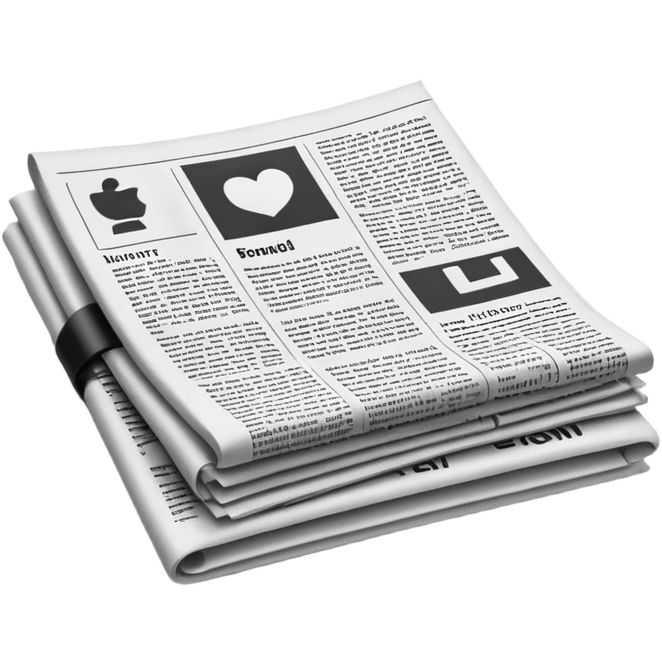 Newspaper emoji