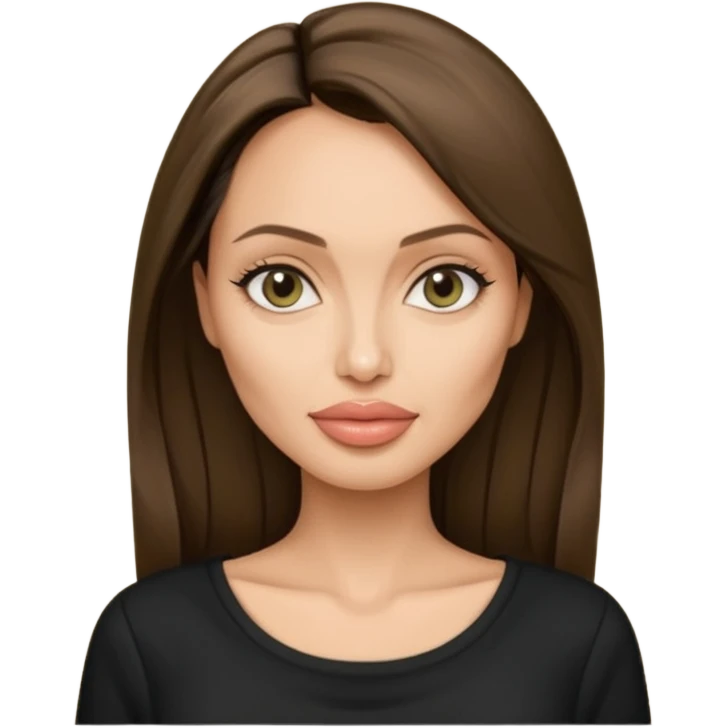 Angelina Jolie up to the waist emoji