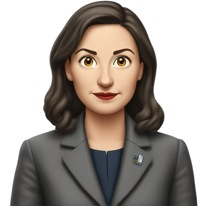 hyper realistic Annalena Berbok Minister of Foreign Affairs emoji