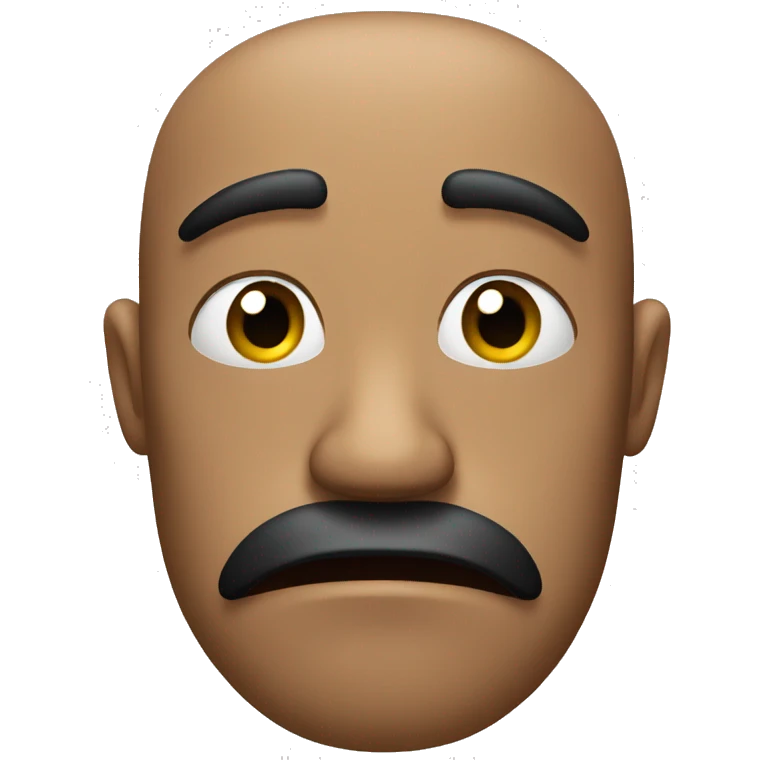 Disappointed face emoji