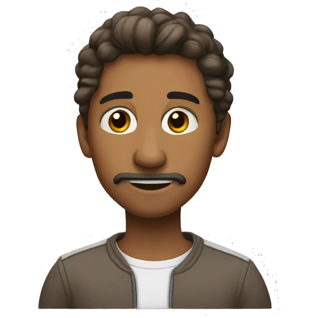 Коричневый той пудель  emoji