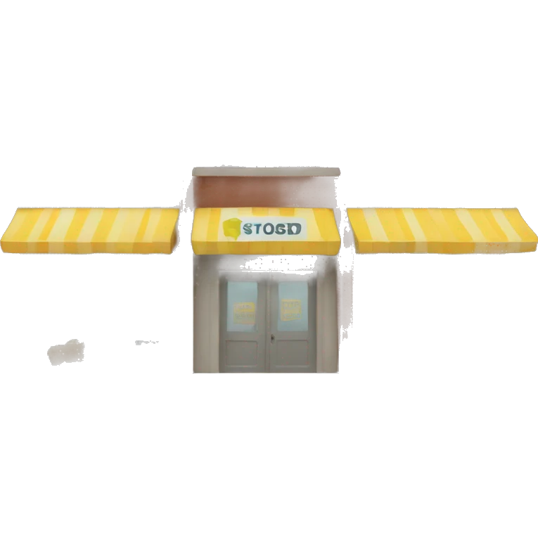 Store with apartments emoji