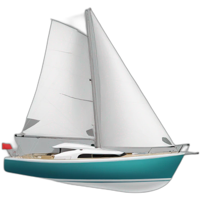 white solaris sail boat emoji