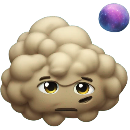 Fart in outer space emoji