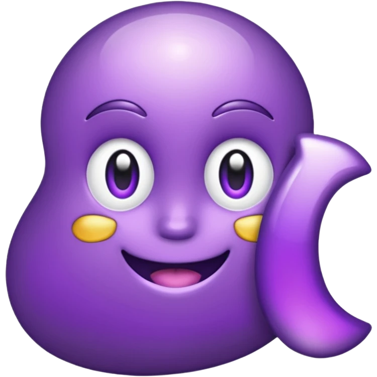 text that spells "YOU" in a shiny purple fancy text font  emoji