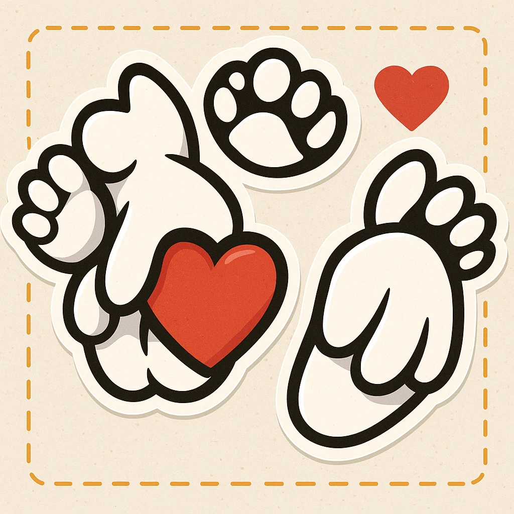 Make it cartoonish stickers: Add a heart to the image emoji