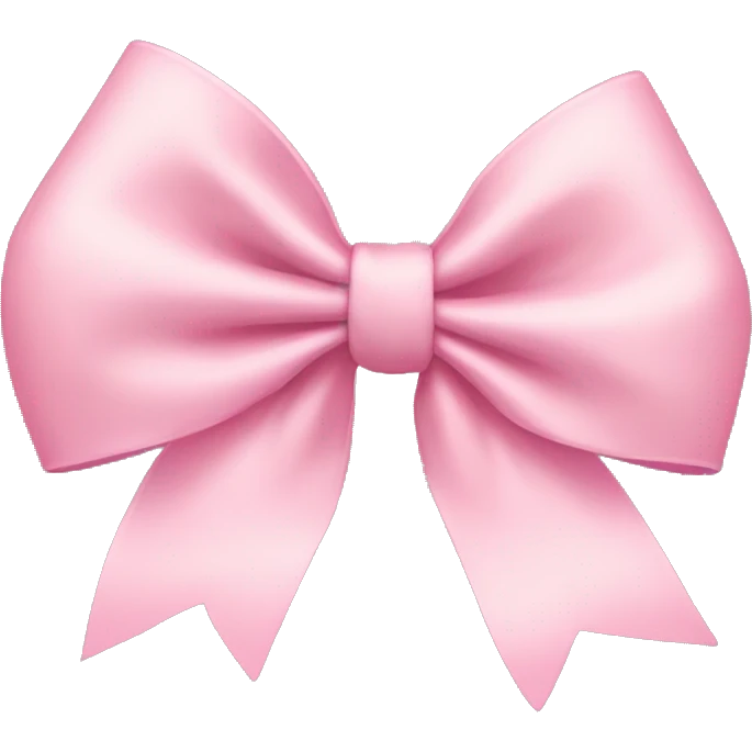 A light pink bow emoji