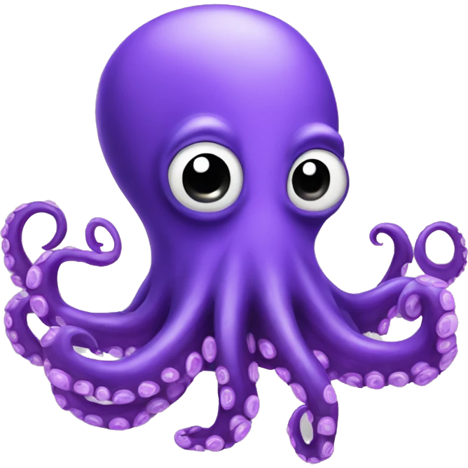 Purple octopus  emoji