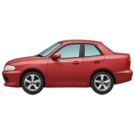 Broken car emoji