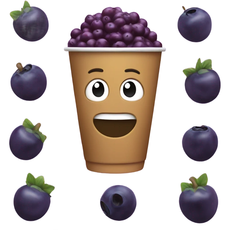 oakberry acai cup emoji