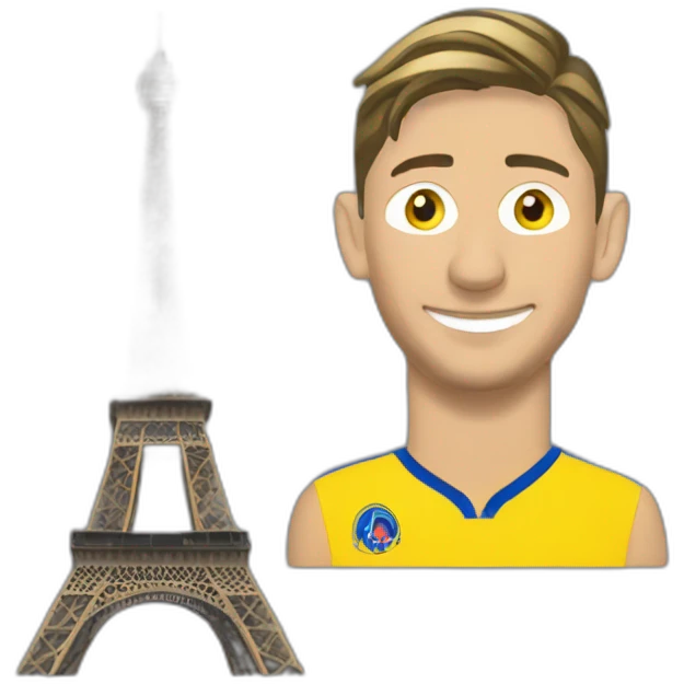 emiliano sala à la tour eiffel  emoji