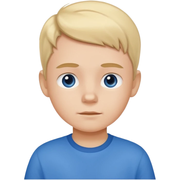 child with blue shirt emoji