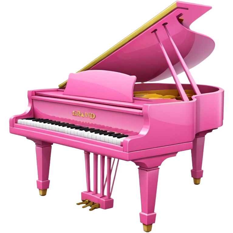 pink piano emoji