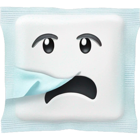 wet wipes emoji