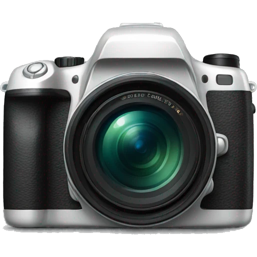 a professional digital camera emoji