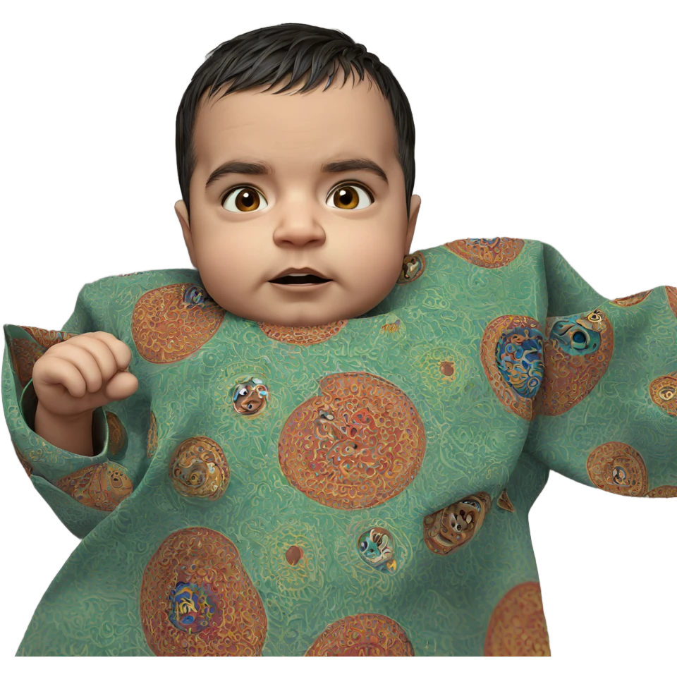 male portrait with gaze emoji