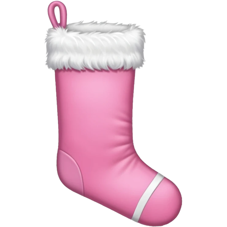 Pink christmas emoji