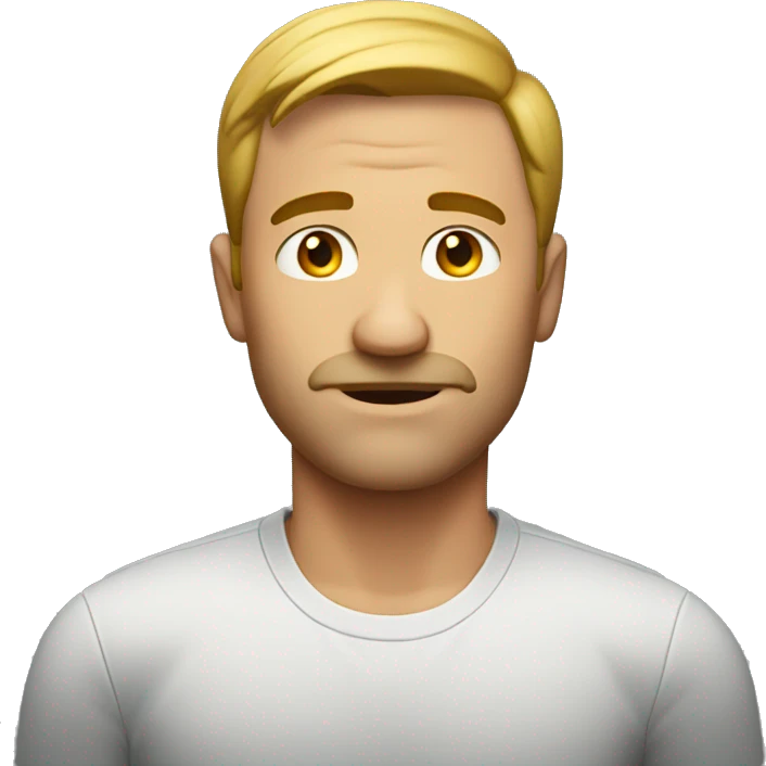 man who doesn't know shoulder movemen emoji
