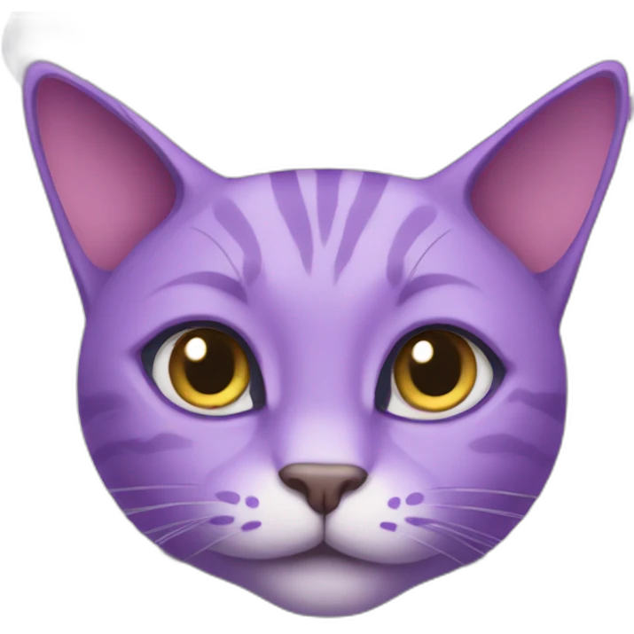 Purple cat emoji