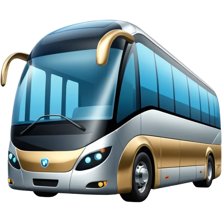 luxury future self driving bus emoji