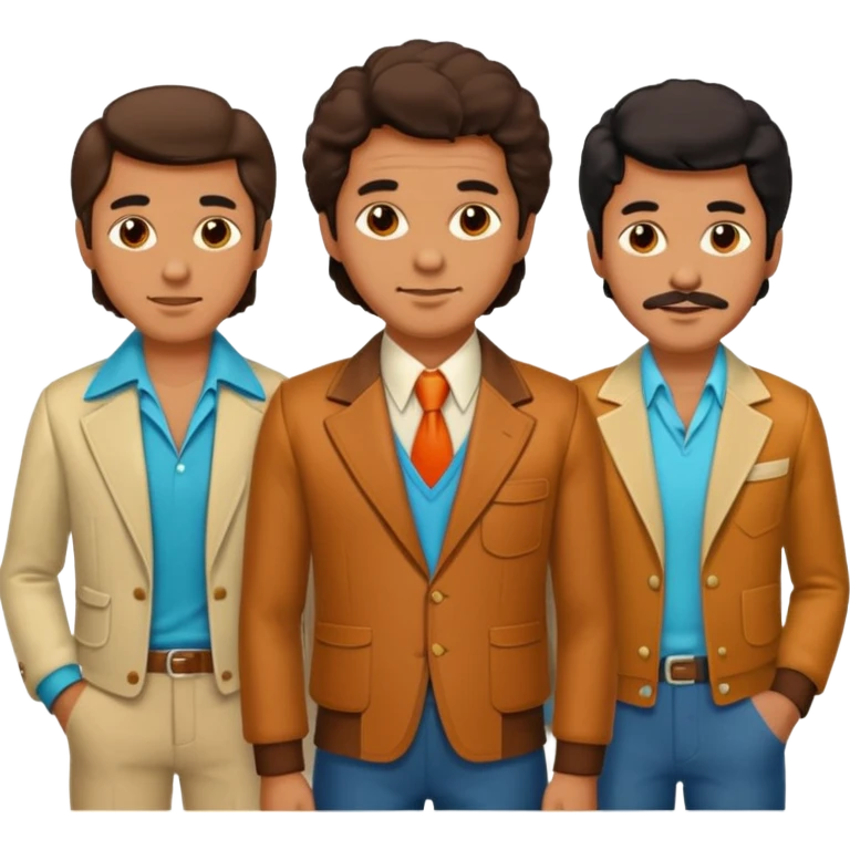 70s 80s men emoji