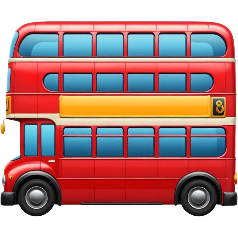 double decker bus emoji