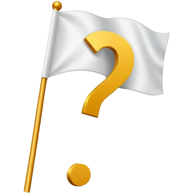 Question Mark flag emoji