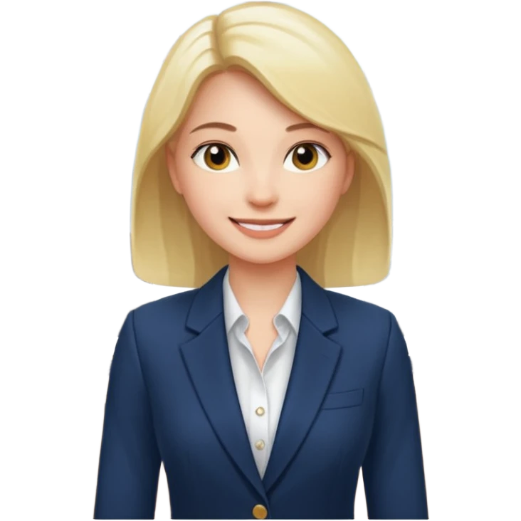 Настя как будто главная в офисе emoji