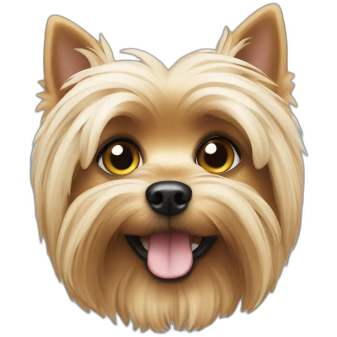 Perro yorkshire mini emoji