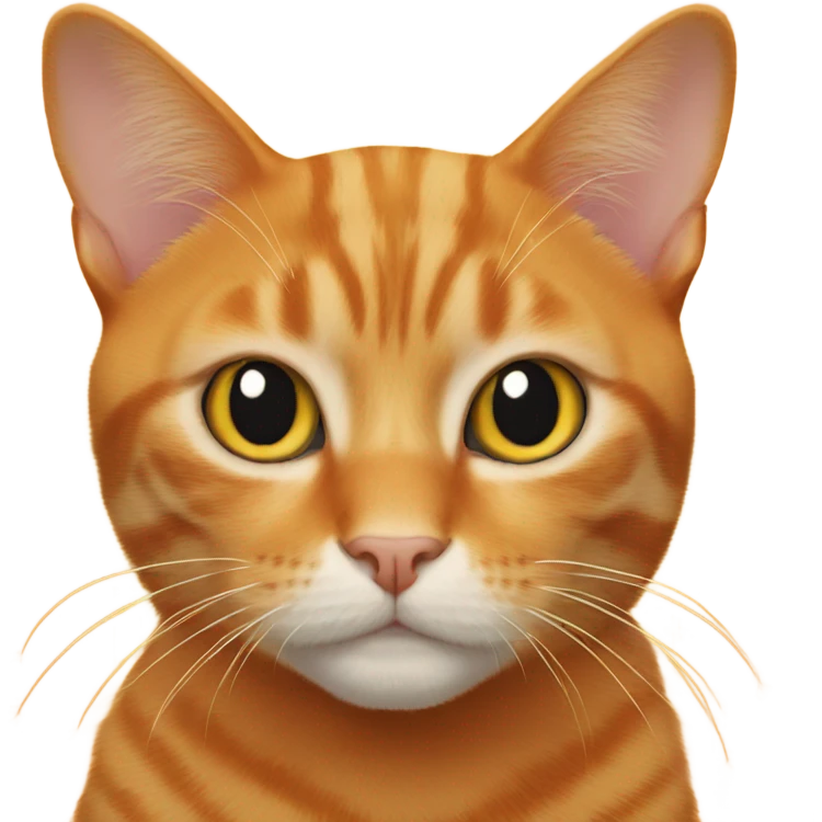 Orange cat emoji