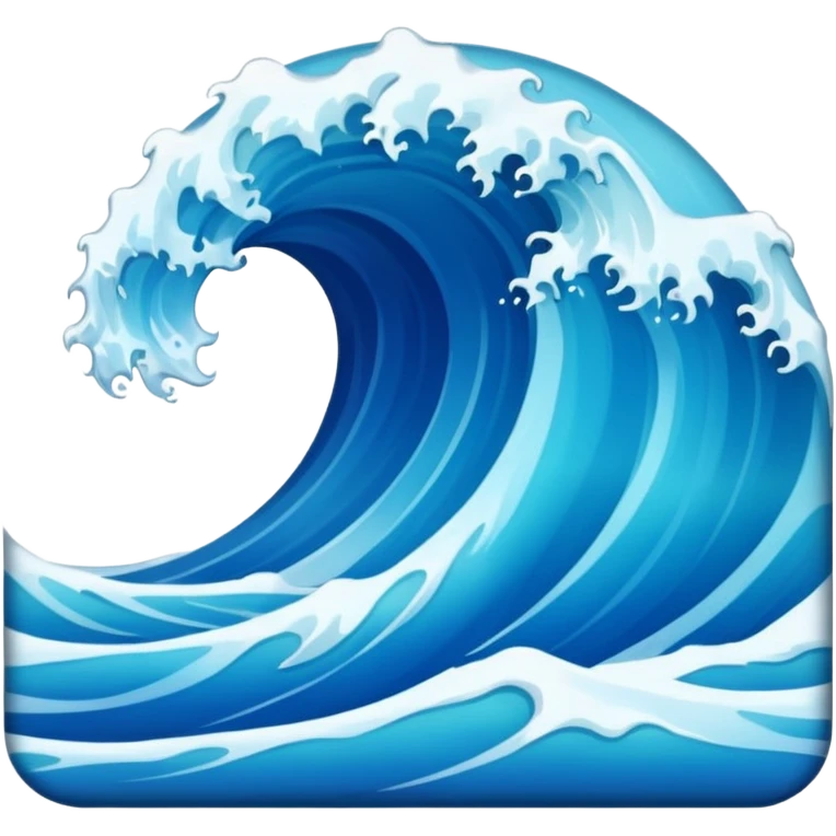 ocean wave emoji