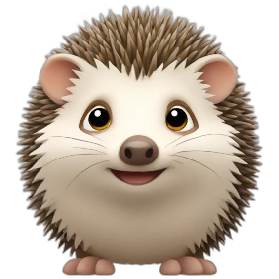 hedgehog hello emoji