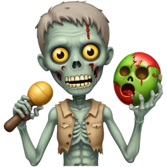 maracas playing zombie emoji