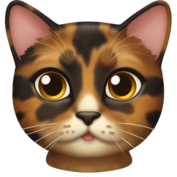 Tortoiseshell cat emoji