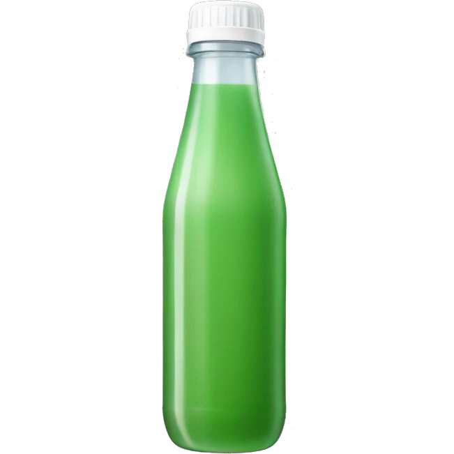 juice bottle with white cap emoji