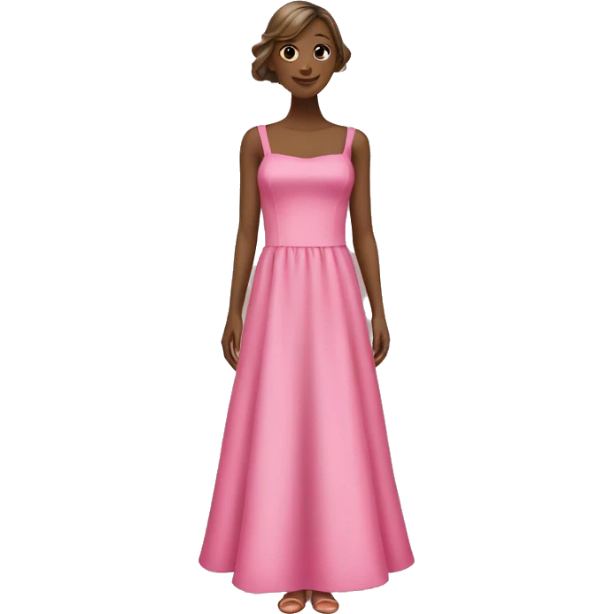 Pink dress emoji
