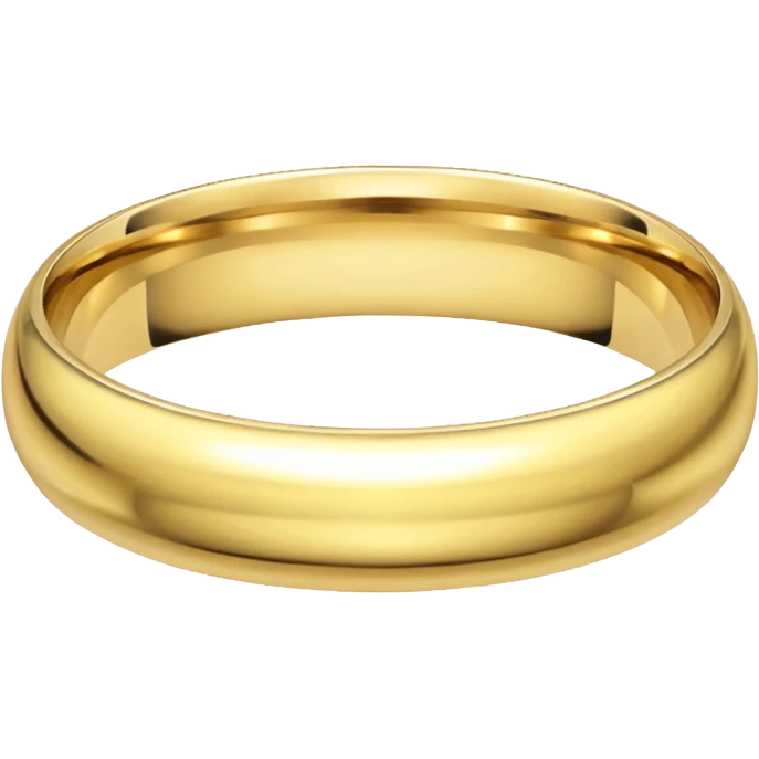 Gold wedding band emoji