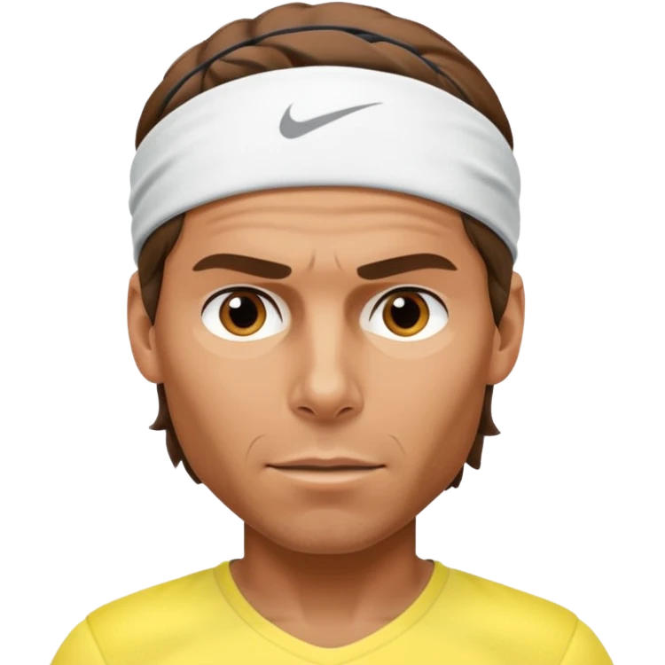 rafael nadal with head band emoji